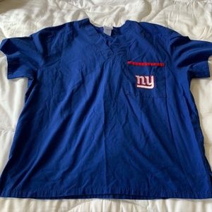 NEW YORK GIANTS SCRUB TOP